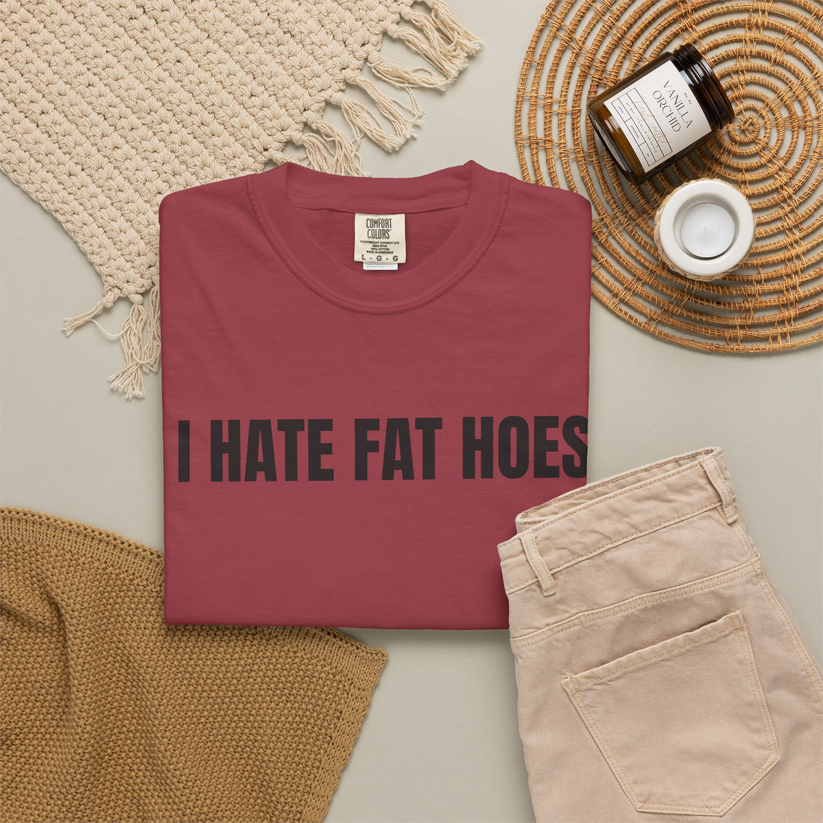 I Hate Fat Hoes Shirt
