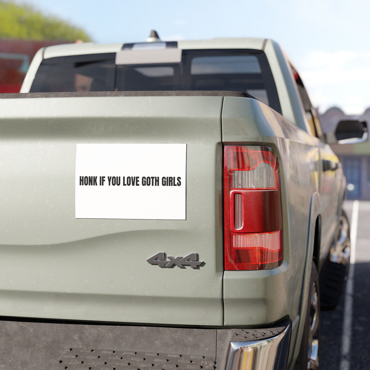 Honk If You Love Goth Girls Car Magnet