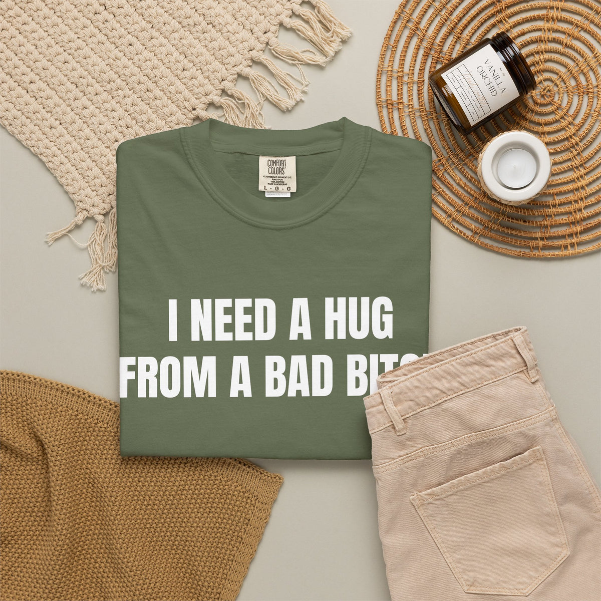 I Need A Hug From A Bad Bitch Shirt