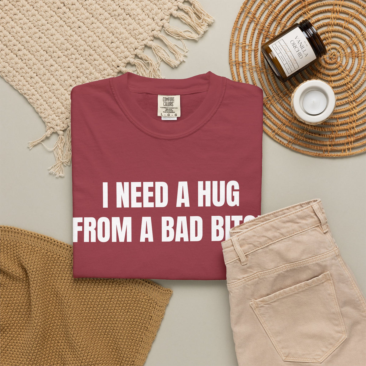 I Need A Hug From A Bad Bitch Shirt
