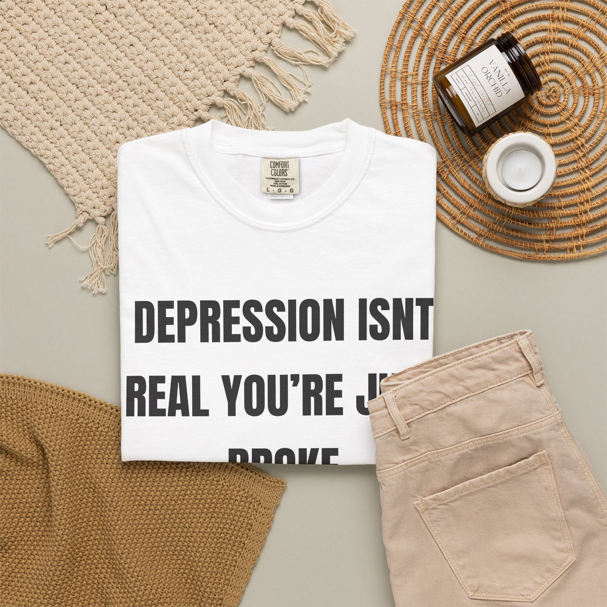 Depression Isn’t Real You’re Just Broke Shirt
