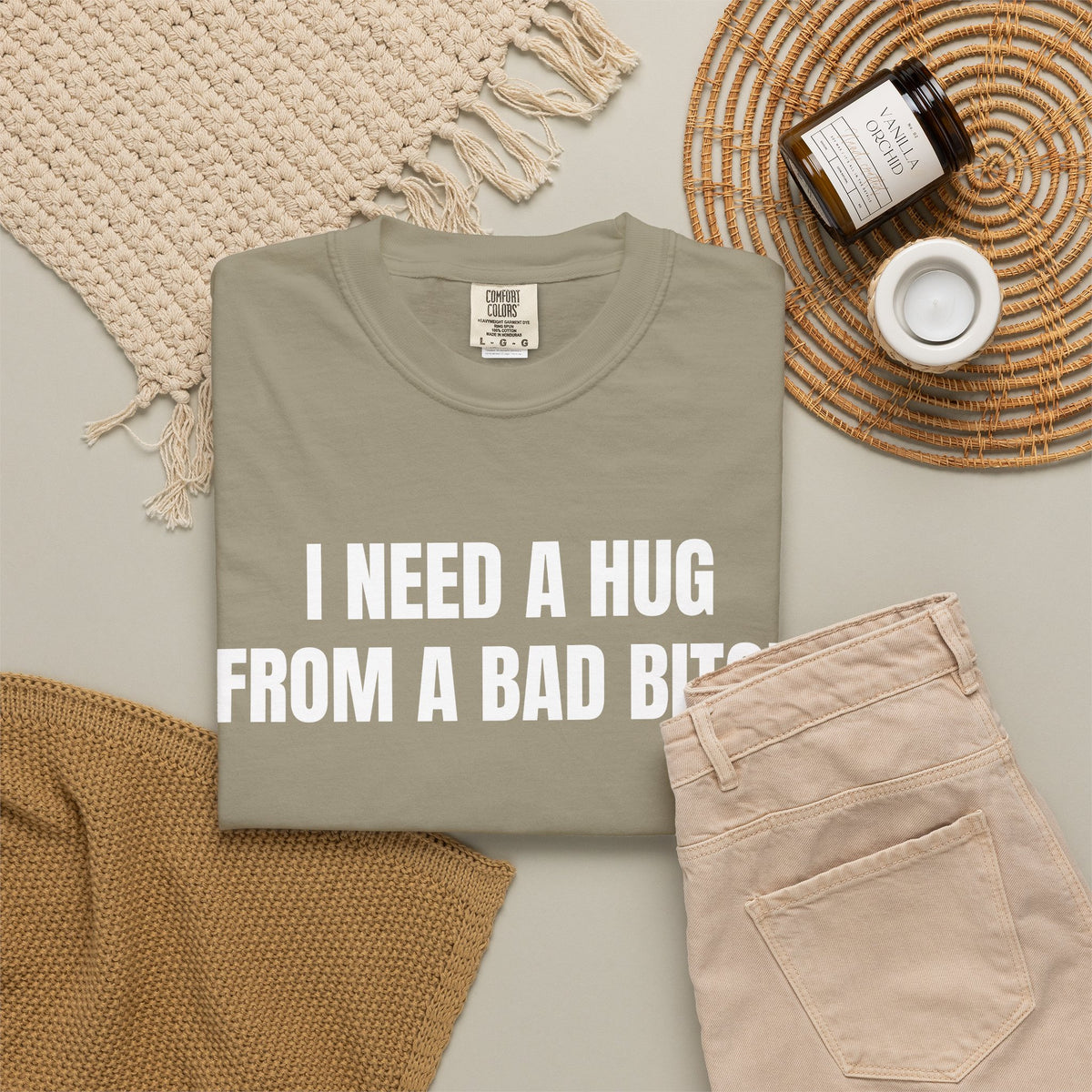 I Need A Hug From A Bad Bitch Shirt